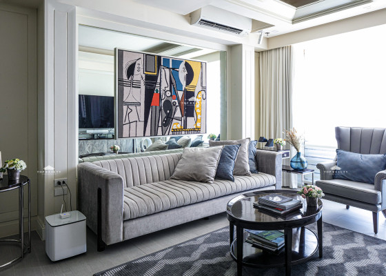 Glamorous Chic Corner unit Condominium with golf course and city views