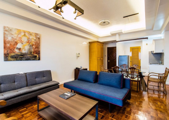 2BR Corner Unit with balconies for Sale in BSA Tower, Makati City.