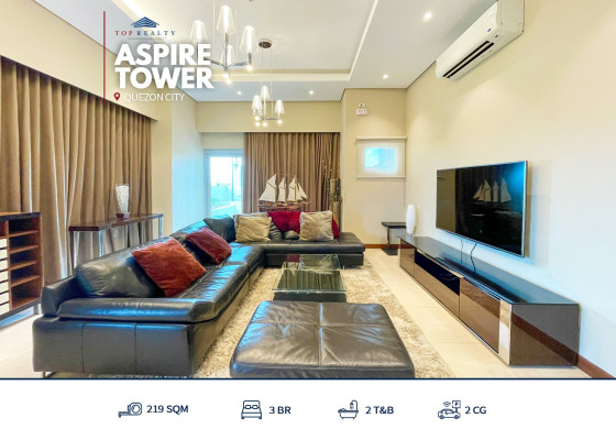 Extensive Corner Unit with Garden for Sale in Aspire Tower, Quezon City