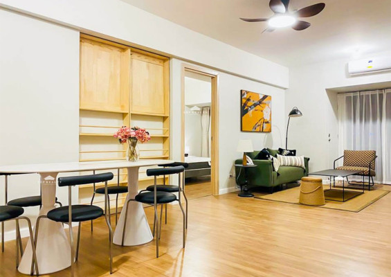 Elevate your lifestyle in this fully furnished high-floor condo unit in Pasig