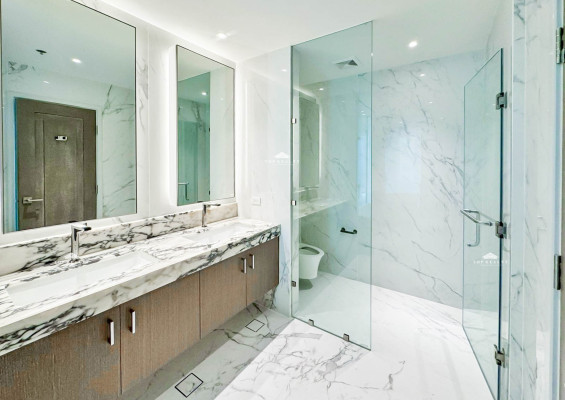 A semi-furnished condo unit with high-end finishings