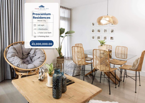 Boho-chic themed Condo Unit for Sale in Proscenium Residences, Makati City