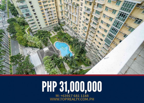 Fully Furnished Corner Unit with Huge Balcony for Sale in Two Serendra, Bonifaci