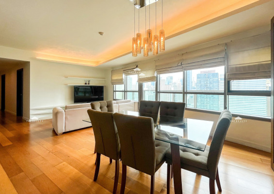 Interior-designed Condo Unit with Makati Skyline view for Sale in The Residences