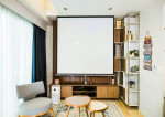fully furnished condo boasts high-end materials and exquisite furnishings