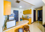 This semi-furnished condo comes with a spacious balcony