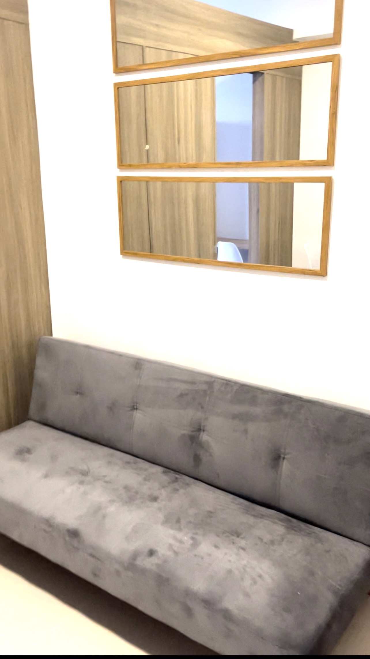 1BR CONDO FOR RENT White wooden minimalist with balcony photo 2