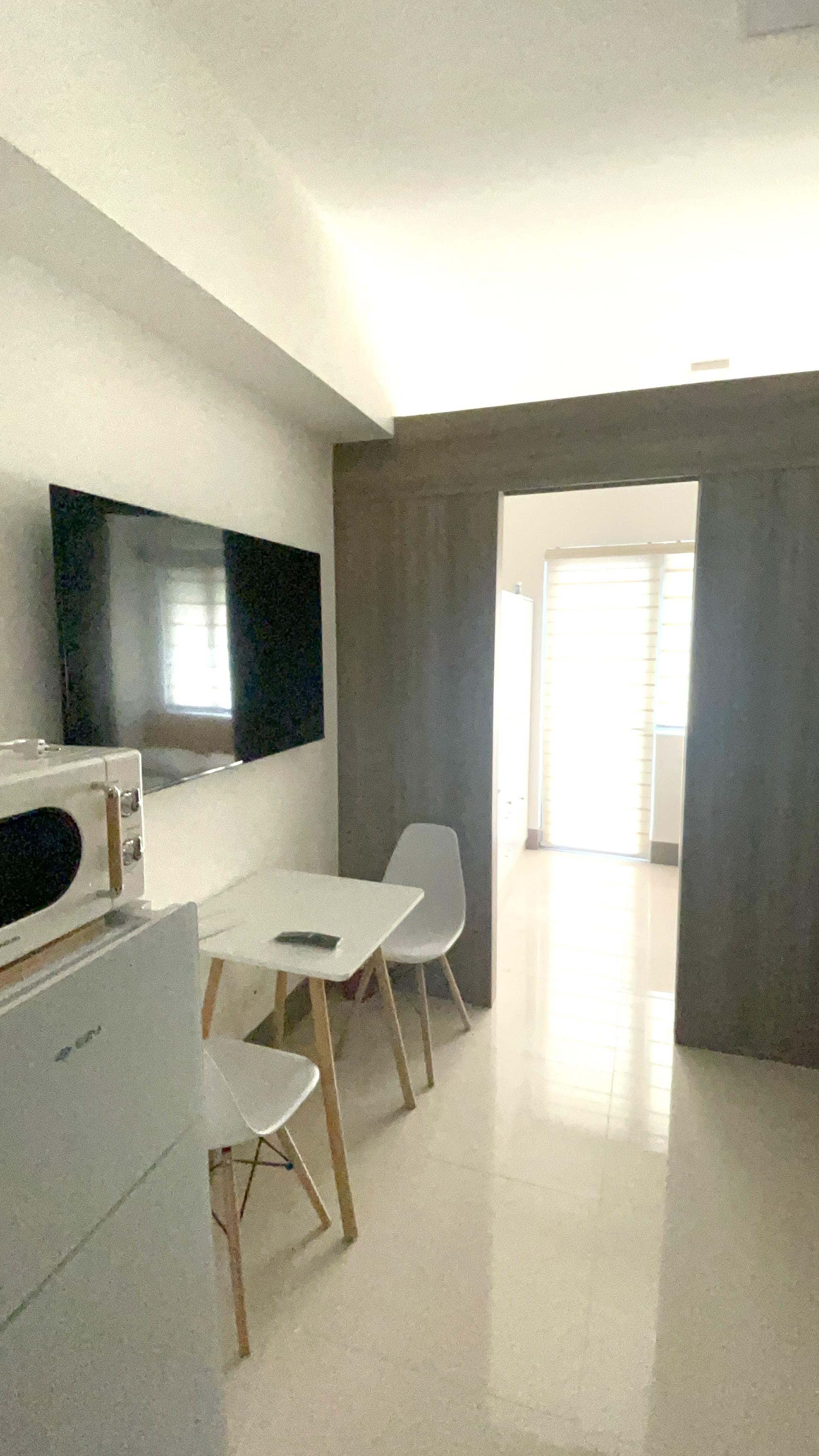 1BR CONDO FOR RENT White wooden minimalist with balcony photo 4