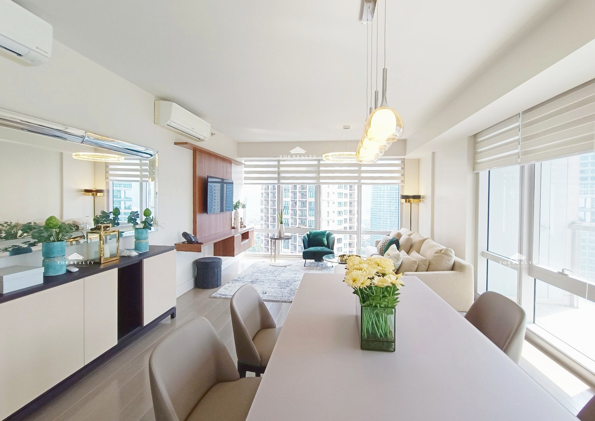3BR Corner Unit with Chic and Cozy Interiors for Sale in Proscenium at Rockwell photo 2