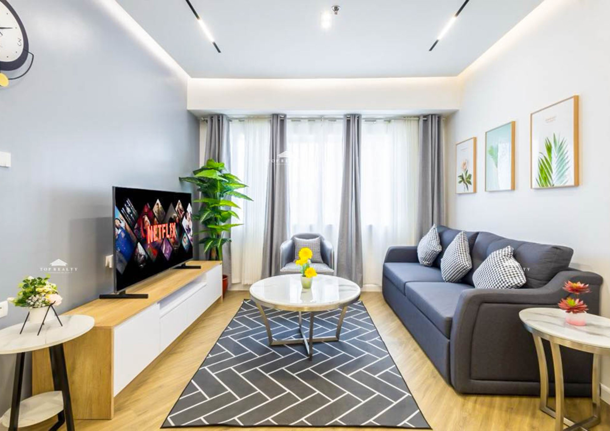 A fully furnished condo unit at North Tower, South of Market Private Residences photo 1